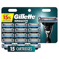 Змінні касети Gillette Mach 3 (15шт.)