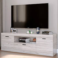 ТВ Тумба з ящиками 1500 Соната Дуб крафт білий Еверест (150х38х50 см)