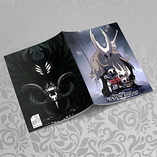 Зошит А5 Hollow Knight (у клітинку на 48 аркушів на скобі) 007