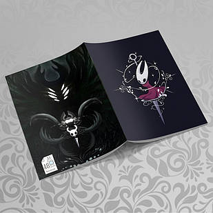 Зошит А5 Hollow Knight (у клітинку на 48 аркушів на скобі) 012