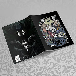 Зошит А5 Hollow Knight (у клітинку на 48 аркушів на скобі) 013