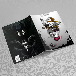 Зошит А5 Hollow Knight (у клітинку на 48 аркушів на скобі) 014