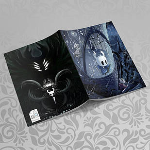 Зошит А5 Hollow Knight (у клітинку на 48 аркушів на скобі) 019