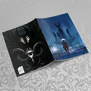 Зошит А5 Hollow Knight (у клітинку на 48 аркушів на скобі) 020