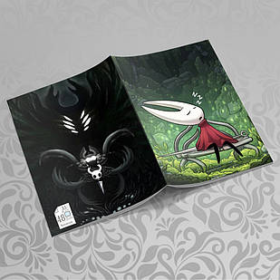 Зошит А5 Hollow Knight (у клітинку на 48 аркушів на скобі) 022