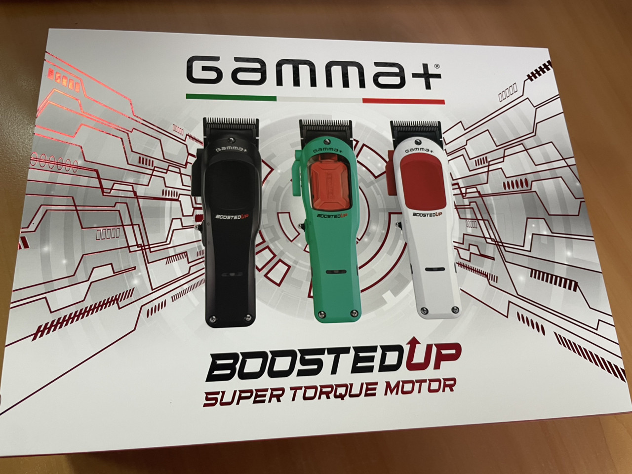 Машинка для стрижки волоссяGAMMA PIU Машинка BOOSTED UP, фото 1