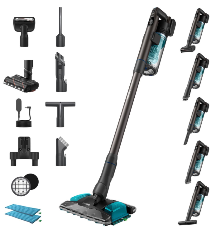 Вертикальний + ручний пилосос (2в1) Philips Complete Series 8000 XC8157/01 UA