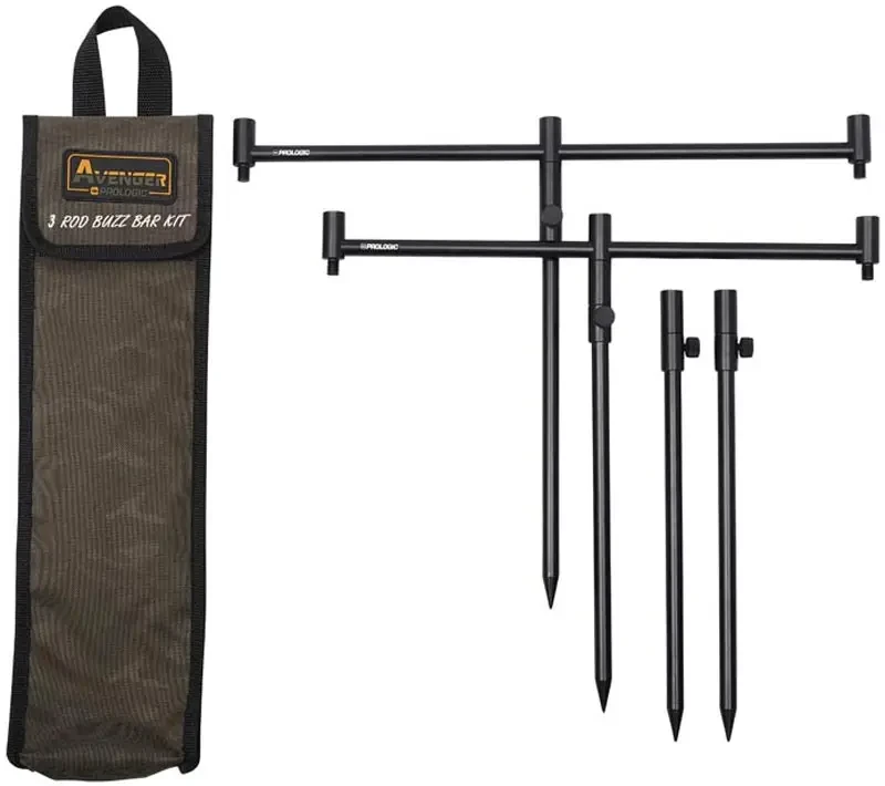 Буз-бар Prologic Avenger 3 Rod Buzz Bar Kit & Carrycase 20-34cm 0.537kg