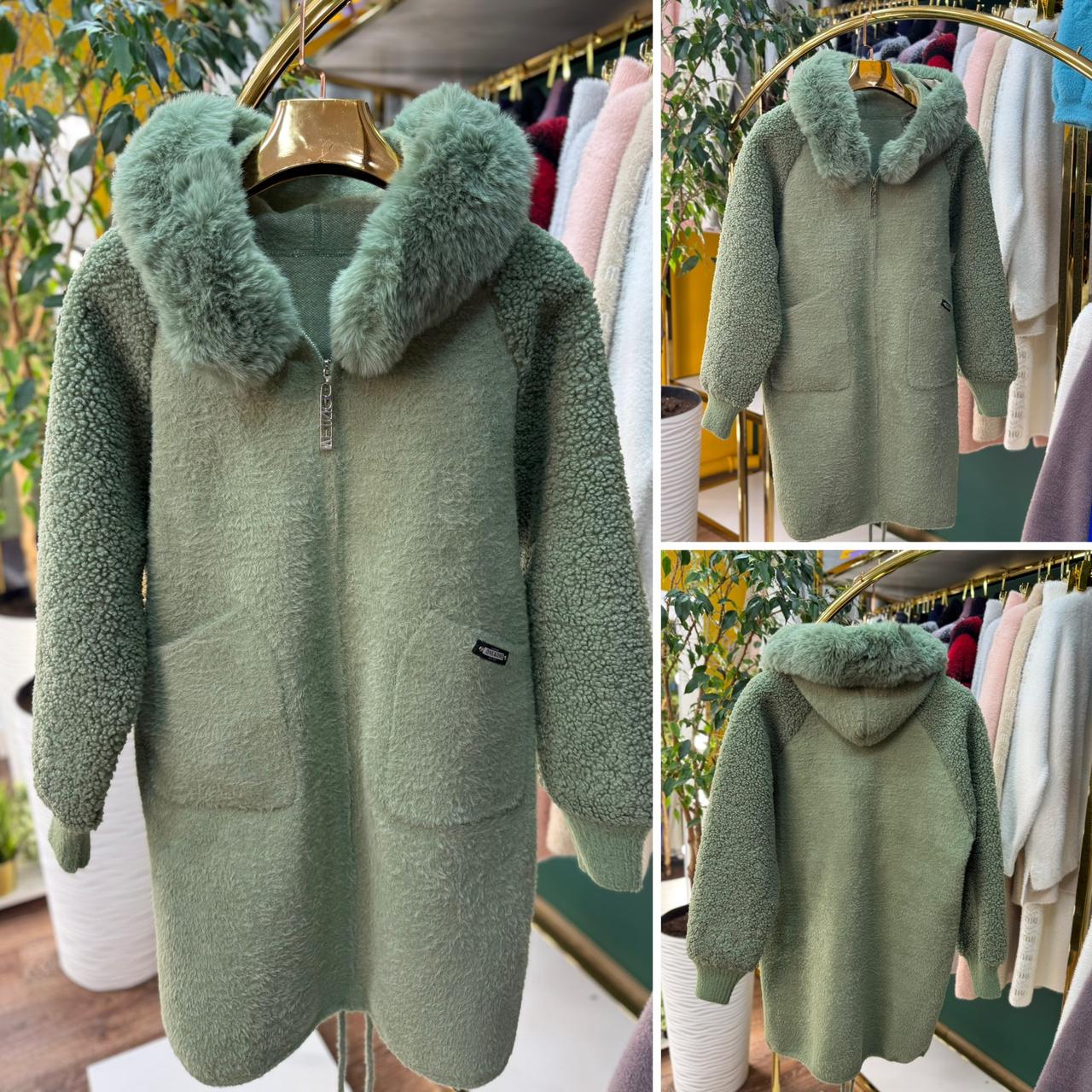 Неймовірний жіночий кардиган, тканина "Альпака" розмір 62