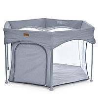 Дитячий манеж ME 1195-3 SWIFT 6 Gray