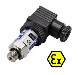 Датчик тиску для гідросистем вибухозахищений BCX22, 0…6BAR, 4-20mA (2-wire), M20x1.5, DIN43650-A