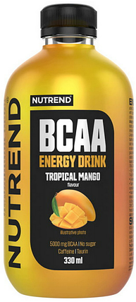 BCAA Nutrend BCAA Energy Drink 330 мл тропічне манго, фото 1