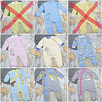 68-74 3-7 міс трикотажний щільний теплий бавовняний чоловічок котоновий для новонароджених малючків 7106