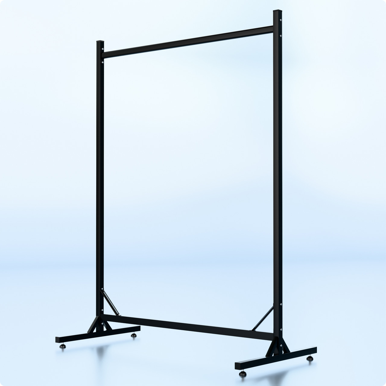 Стійка розбірна "TAIPEI" 1000х1350х500мм. Рейл торговий для одягу, кронштейнів для бутіка., фото 1