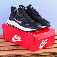 Термо Зимові Чоловічі Кросівки Nike Air Zoom чорні