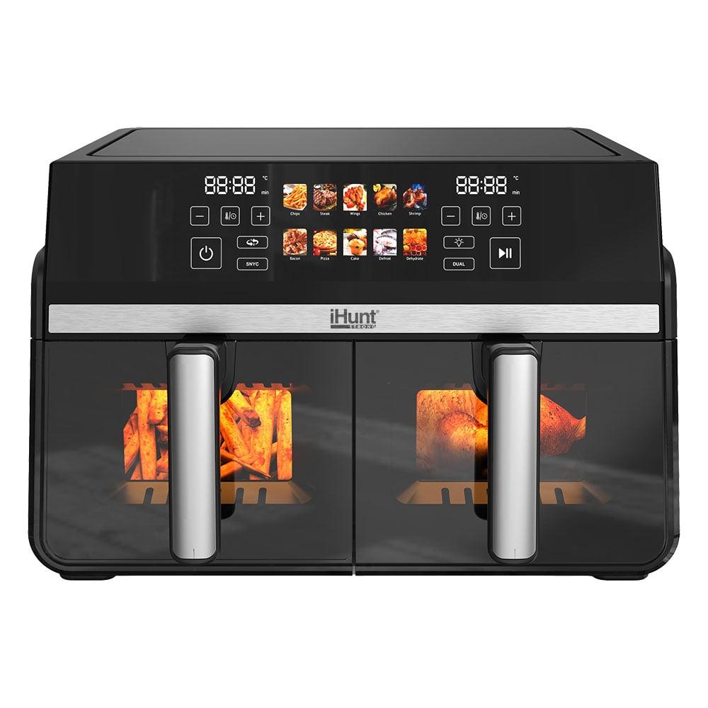 Аерофритюрниця iHunt Bro Dual 10L з подвійною зоною, 2200 Вт, сенсорне керування, фото 1