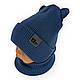 ОПТ Дитячий комплект — шапка та шарф-хомут для хлопчика на флісі, р. 46-50 (5 шт./набір), фото 3