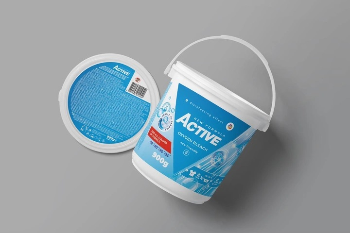 Кисневий порошок Oxygen Bleach для білих транин 900г3, Active, Арт.67847