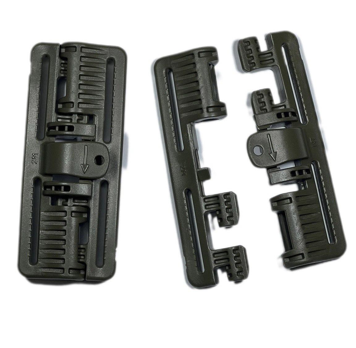 Швидкоскид пряжка 2М бік ROC/80| 36МЕ  Хакі, фото 1