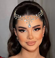 Тіара/Діадема/Корона/Весільний обруч зі стразами /Прикраса на голову /Прикраса для волосся для фотосесії /весіль /виступів конкур