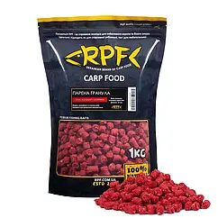 Парена гранула RPF Кальмар + Клубника 1кг 10мм (вміст меленого тигр. горіха 45%)
