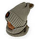 ОПТ Дитячий комплект — шапка та шарф-хомут для хлопчика на флісі, р. 46-50 (5 шт./набір), фото 3