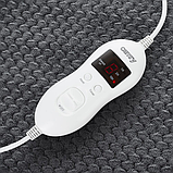 Ковдра електрична Camry CR 7416 (2 зони нагріву, 2 х 60 Вт, таймер, фліс, 8 рівнів нагріву), фото 6