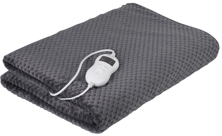 Ковдра електрична Camry CR 7416 (2 зони нагріву, 2 х 60 Вт, таймер, фліс, 8 рівнів нагріву), фото 1