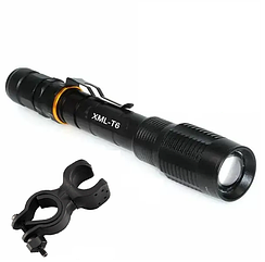 Ручний ліхтарик Bailong Police BL-2804-T6 з кріпленням для велосипедної фари