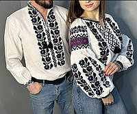 Вишиванки для двох люблячих сердець "Аметистові візерунки"