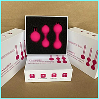 Набор шариков из силикона со смещенным центром веса для женщин, Тренажер вагинальных мышц, Интимные игрушки