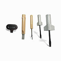 Набір інструментів для чищення та обслуговування швейної машини (5 в 1): щітка, розпорювач, 3 викрутки для регулювання