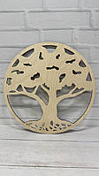 Основа для стабілізованого моху Пано з фанери Дерево життя Трафарет фанера Дерев'яний трафарет Заготовка для стабілізованого моху