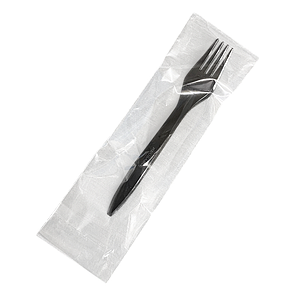 Набір одноразових столових приладів Люкс чорний (виделка) НАП11