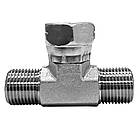 Адаптер трійник AGR - DKR - AGR з дюймовим BSP різьбленням G1/2"