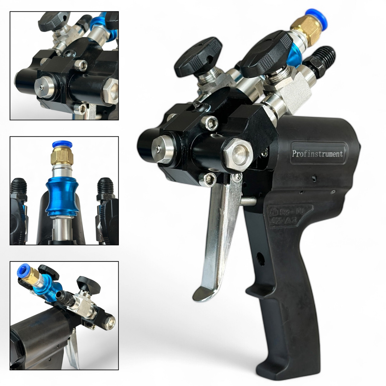 Професійний пістолет для нанесення пінополіуретану (ППУ), полісечовини Profinstrument JX-A3, фото 1