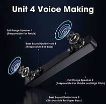 Bluetooth колонка, саундбар E-3511D — потужний звук у компактному корпусі, фото 4