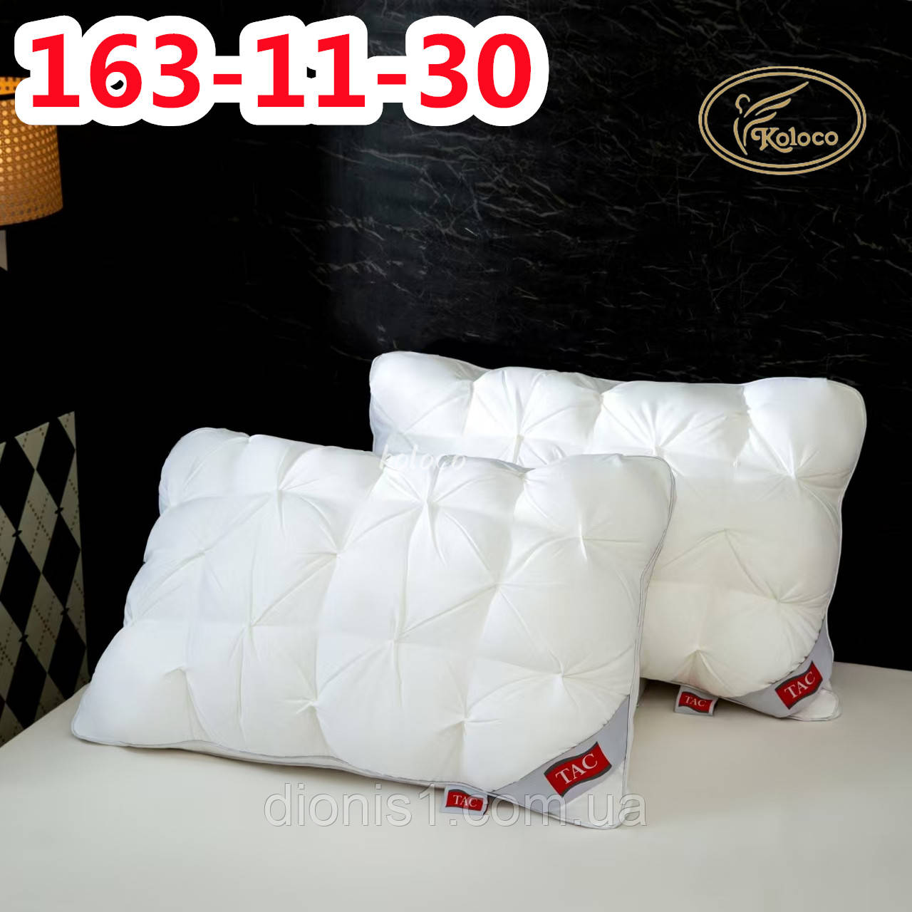 Подушка для сну 50х70 штучний пух, фото 1