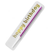 Свічка для торту "Бенто" малинова (1шт.)