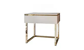 Тумба приліжкова Аврора 1Ш кашемір/золото