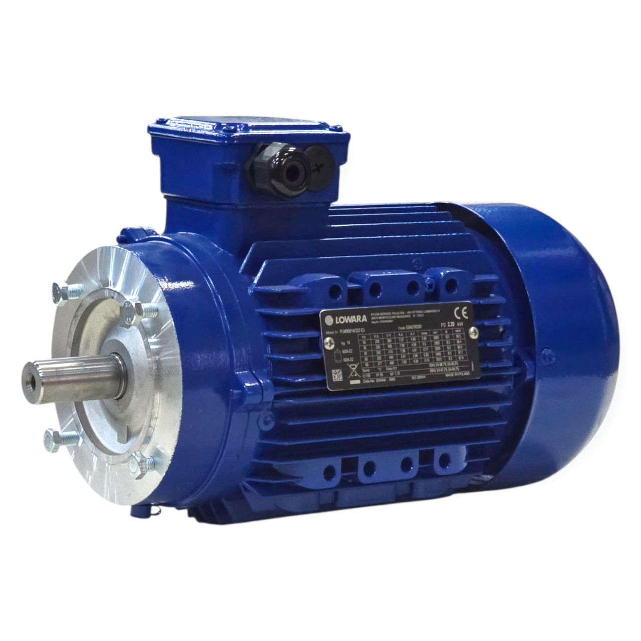 Електродвигун Lowara PLM 160B14S3/3220 E3 400/690 22кВт 50Гц B14 (фланцеве виконання), фото 1