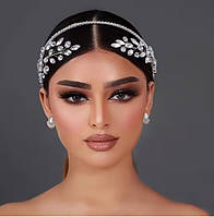 Тіара/Діадема/Корона/Весібний обруч зі стразами/Прикраса на голову/Прикраса для волосся для фотосесії/свадьб/виступих стиль 2