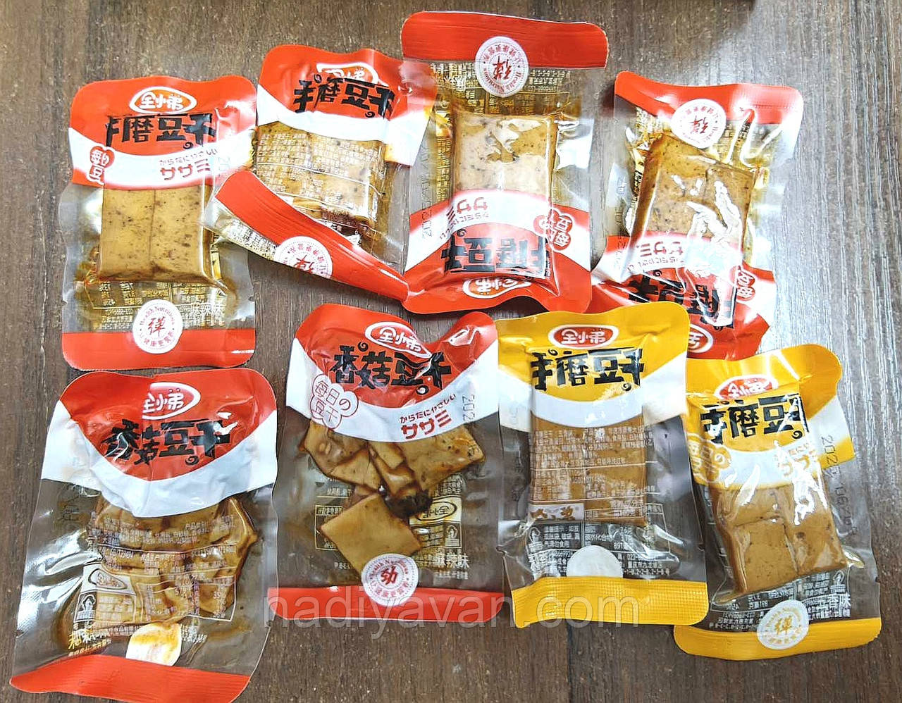 Тофу вяленный - 8 вкусов