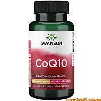 Ультра коензим Q10 США Ultra CoQ10 Swanson кофермент убіхінон 120мг 100 гелевих капсул для серця волосся шкіри обличчя