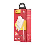МЗП Hoco N7 Speedy dual port charger set Micro ( EU ) Білий, фото 2