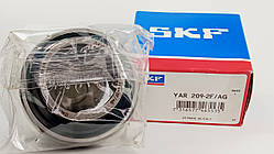 Підшипник YAR-209-2F-AG SKF розміри: 45*85*49,2 закріплювальний типу UC