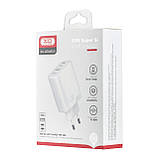 МЗП XO CE04 ( EU ) 65W Fast Charger ( TYPE-C PD65W / USB-A QC45W ) CE Білий, фото 2