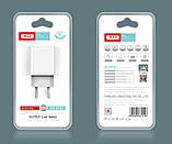 МЗП XO L65EU 2.4A two USB charger Білий, фото 3