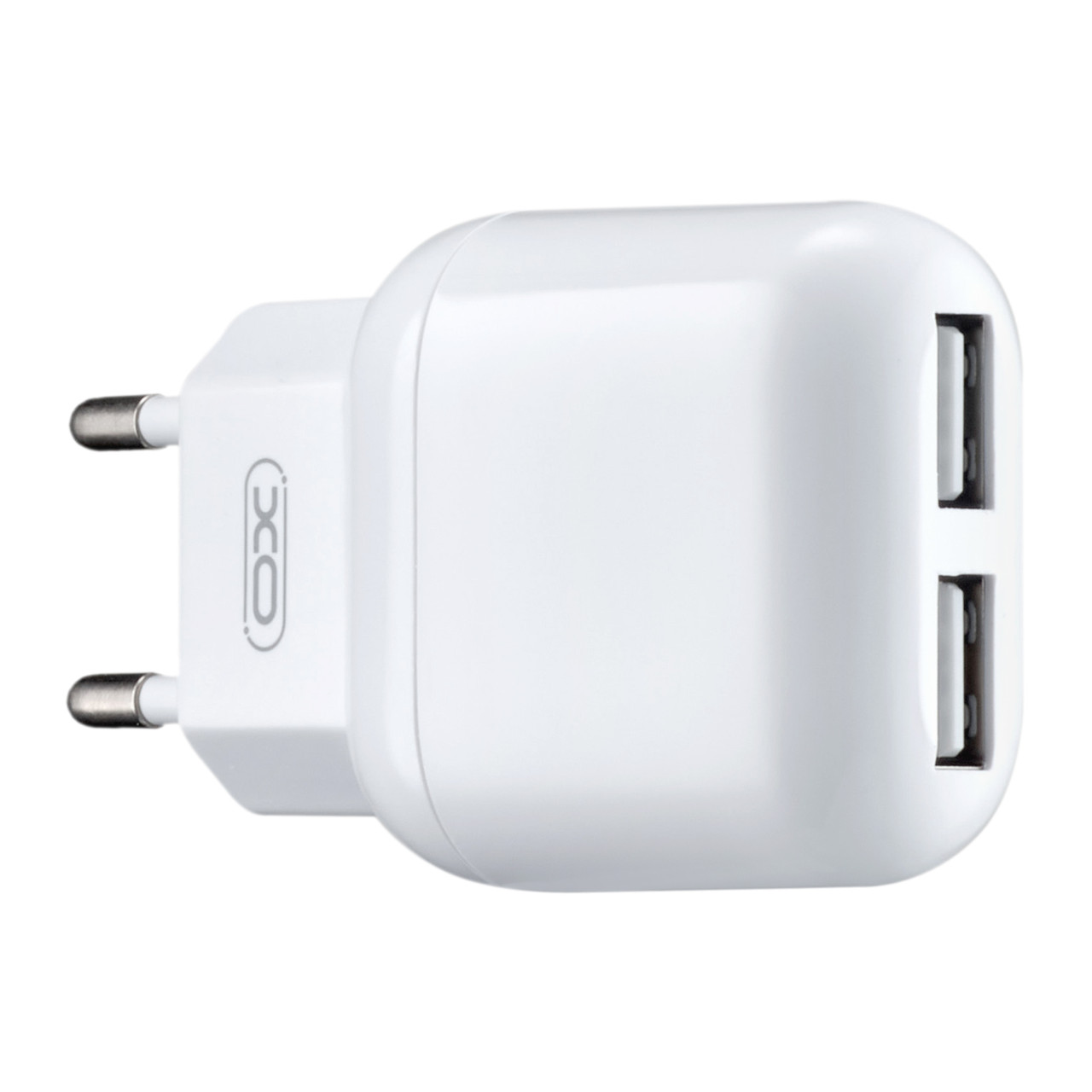 МЗП XO L78 EU 12W 2.4A Dual USB charger Білий, фото 1
