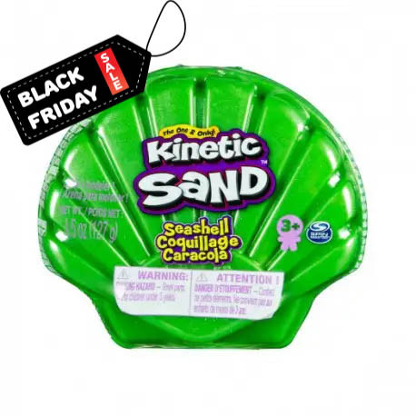 Кінетичний пісок "Мушля" Kinetic Sand (зелений, 127 г), фото 1